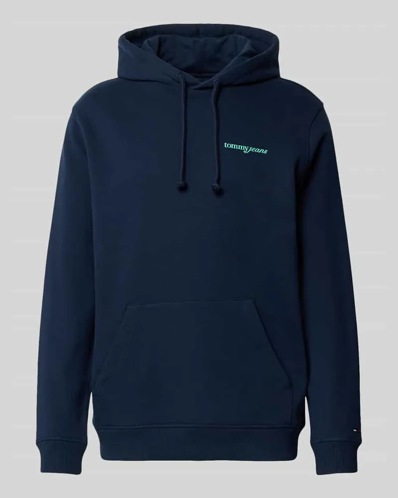 Tommy Hilfiger Relaxed Fit Hoodie aus reiner Baumwolle Marine
