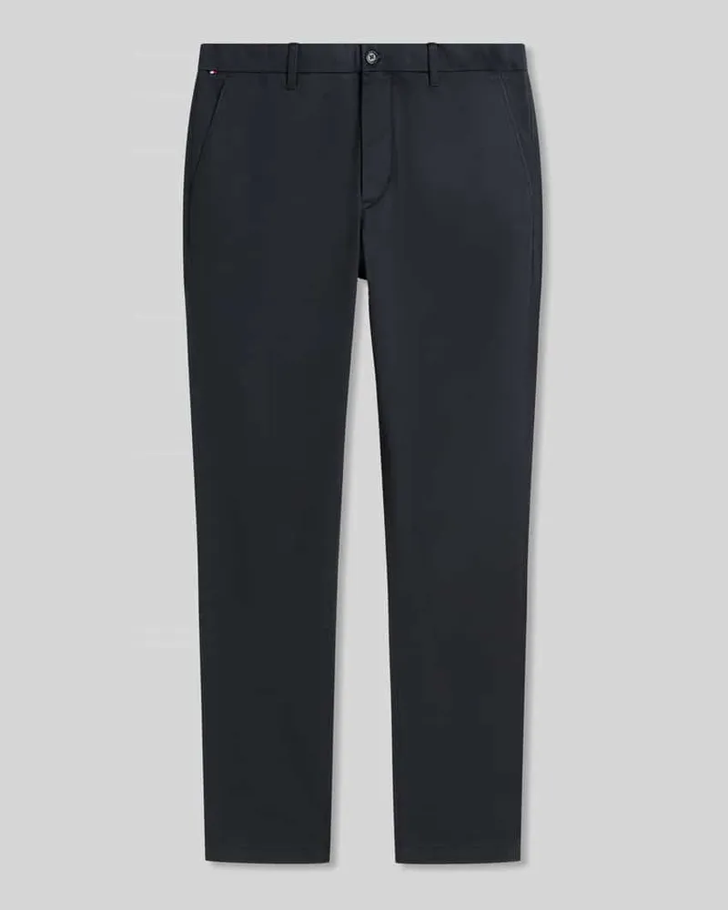 Tommy Hilfiger Slim Fit Chino aus Baumwoll-Mix Modell 'BLEECKER Marine