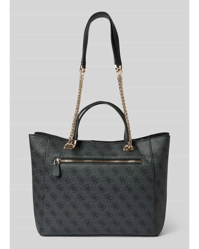 Guess Tote Bag mit Label-Applikation Modell 'NOREEN Graphit