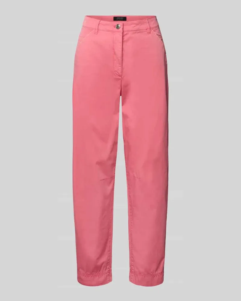 Marc Cain Straight Leg Jeans mit Eingrifftaschen Pink