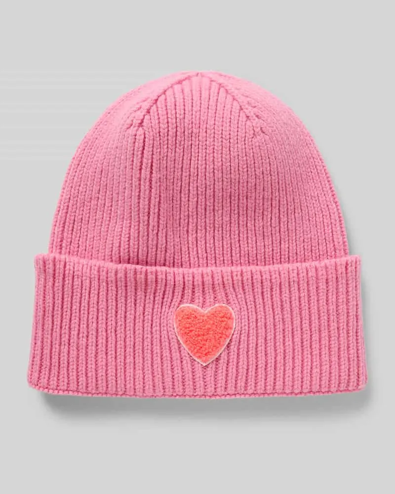 UNIO Mütze aus Schurwoll-Mix mit Viskose- und Kaschmir-Anteil Rosa