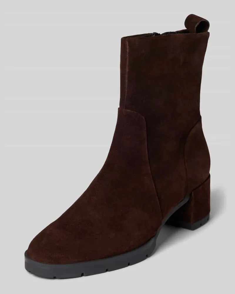 Högl Stiefeletten aus echtem Leder Dunkelbraun