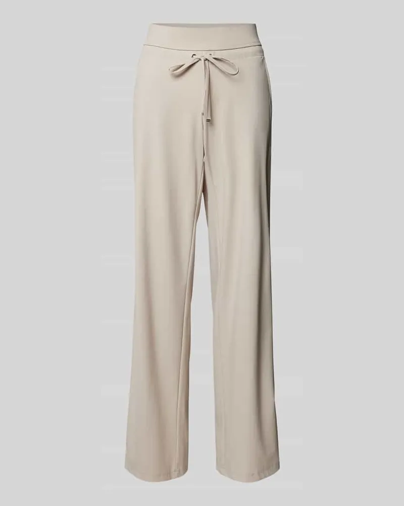 RAFFAELLO ROSSI  Straight Leg Sweatpants mit elastischem Bund Kitt