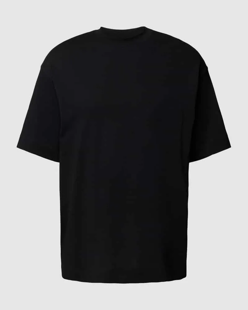 Emporio Armani Oversized T-Shirt im unifarbenen Design Black