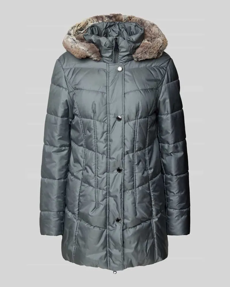 Betty Barclay Steppjacke mit Zweiwege-Reißverschluss Rauchblau