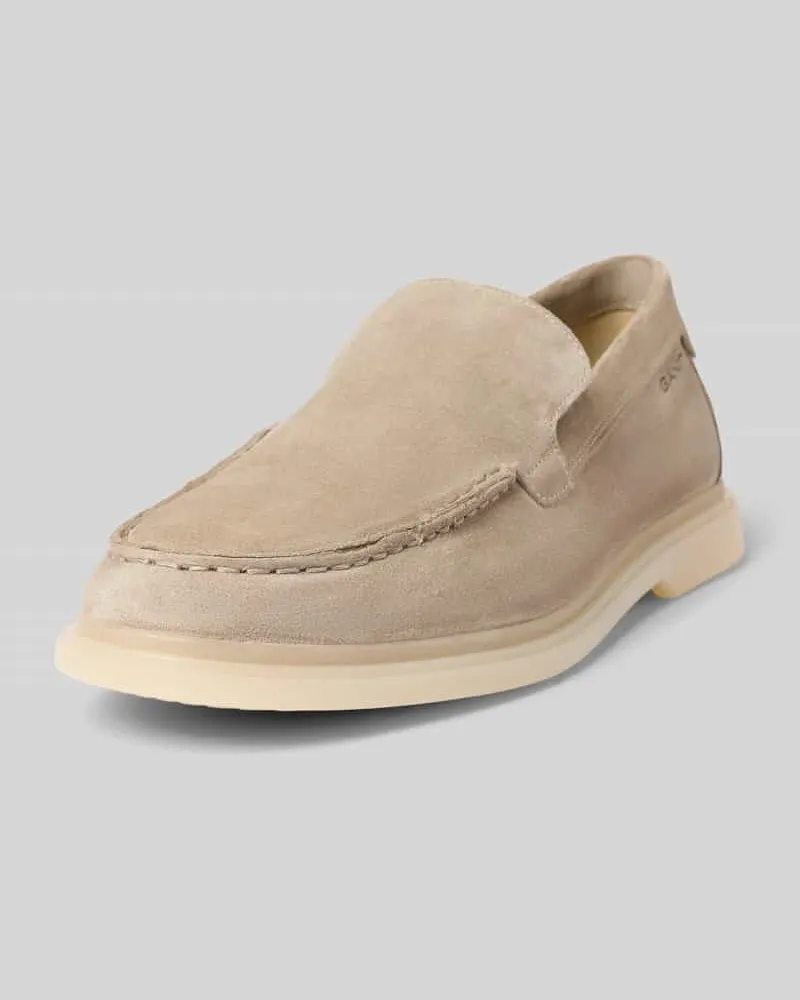 Gant Penny-Loafer mit Ziernaht Modell 'Boery Taupe