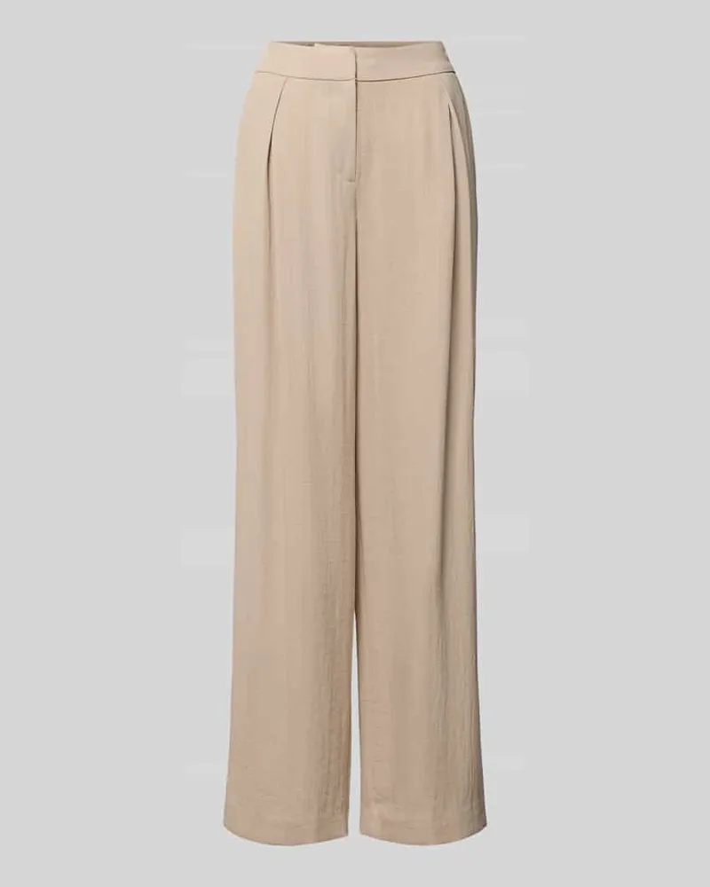 COMMA Hose aus Viskose-Mix mit Eingrifftaschen Sand