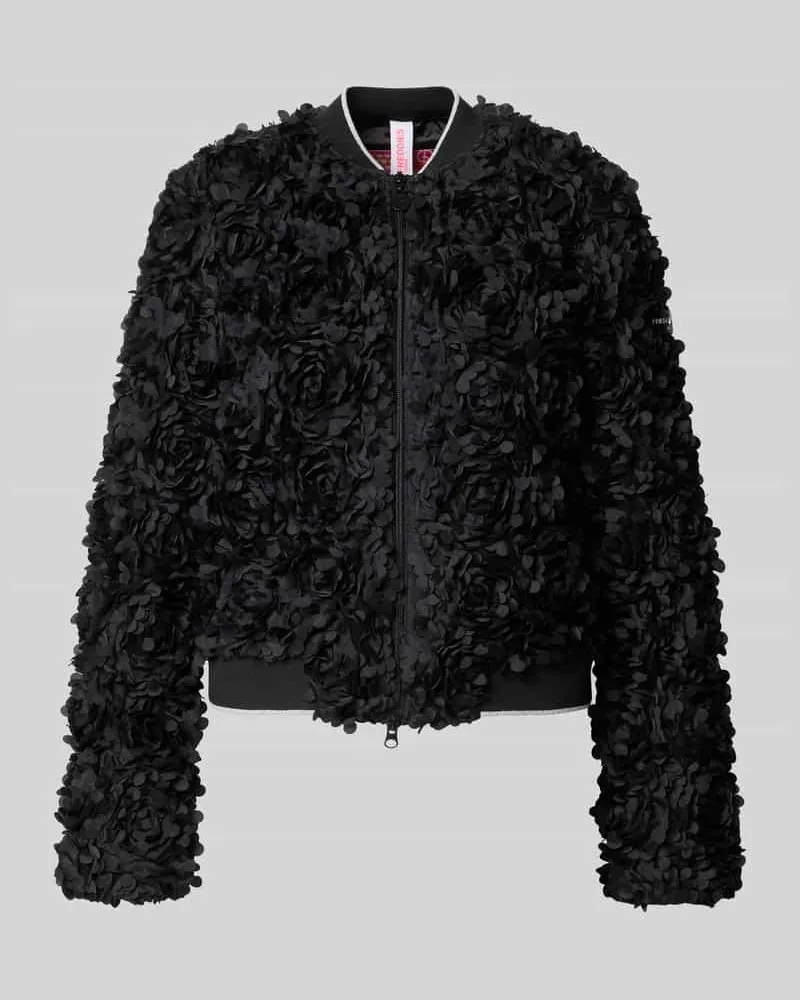 Frieda & Freddies Blouson mit Label-Patch Modell 'JADE Black