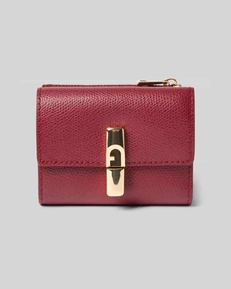 Furla Portemmonaie und Kartenetui im Set aus Leder Modell 'IRIDE Bordeaux