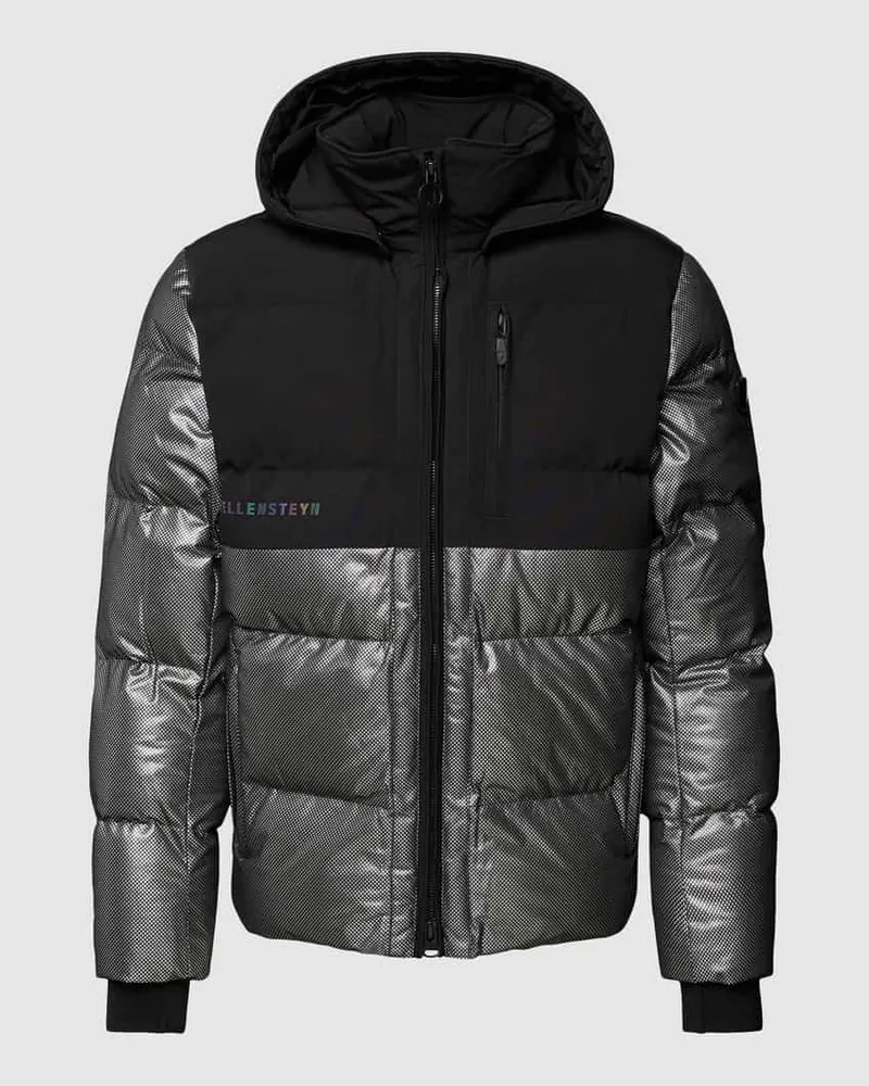 Wellensteyn Regular Fit Steppjacke mit Stehkragen Modell 'ROYAL FLASH Silber