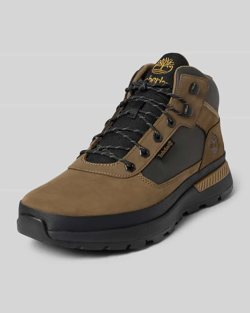 Timberland Schnürstiefel mit Label-Details Oliv