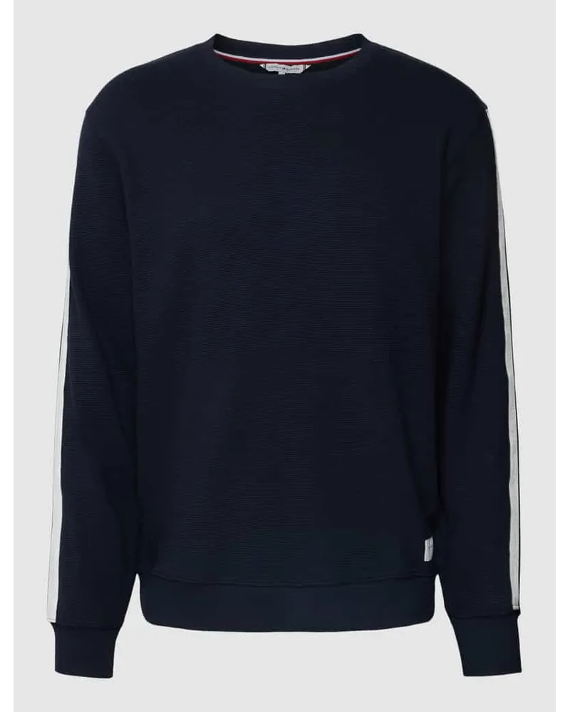 Tommy Hilfiger Sweatshirt mit Rundhalsausschnitt Marine