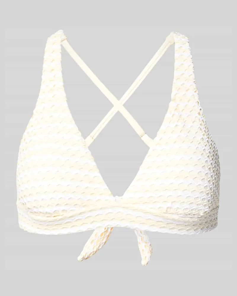 Seafolly Australia Bikini-Oberteil mit flexiblen Trägern Beige
