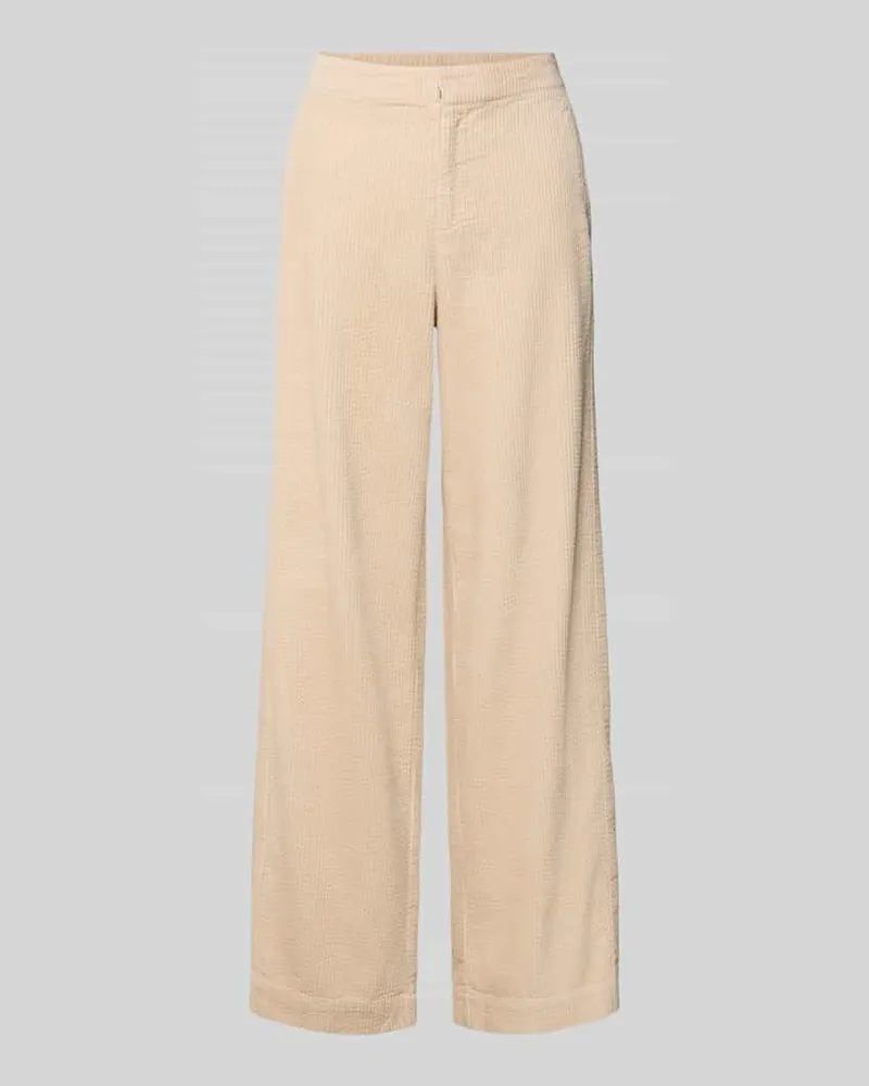 mbyM Cordhose mit elastischem Bund Modell 'Picana Beige