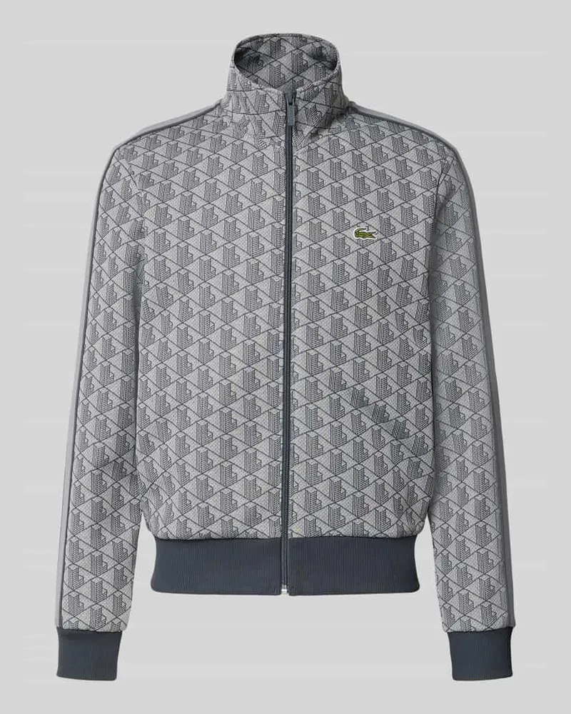 Lacoste Regular Fit Sweatjacke mit Reißverschluss Black