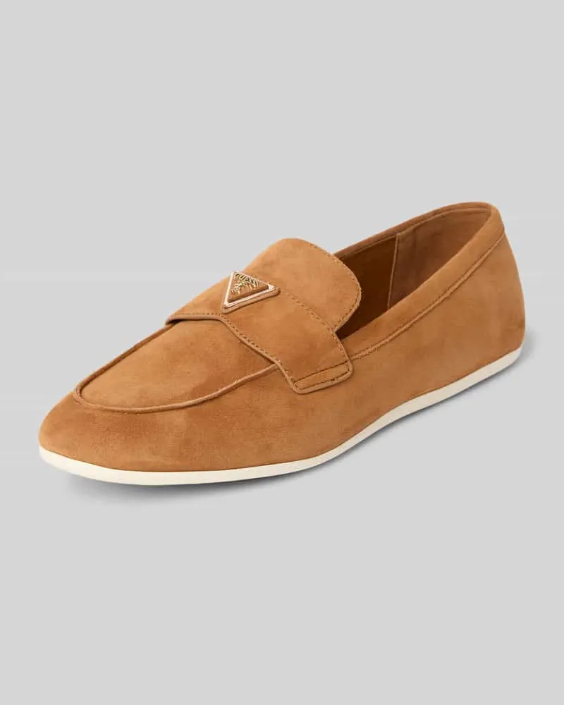 Guess Loafer mit Label-Detail Modell 'BAYLON Beige