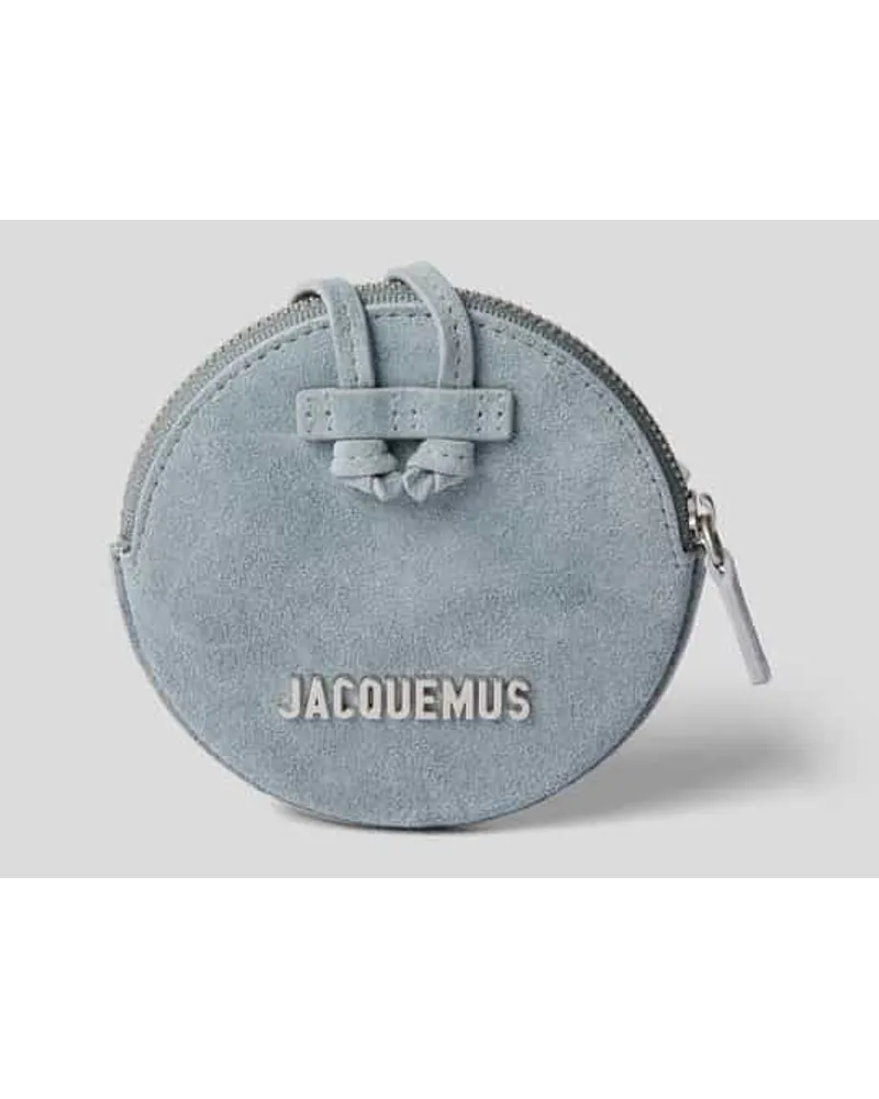 Jacquemus Micro Bag mit Brand-Applikation Hellgrau