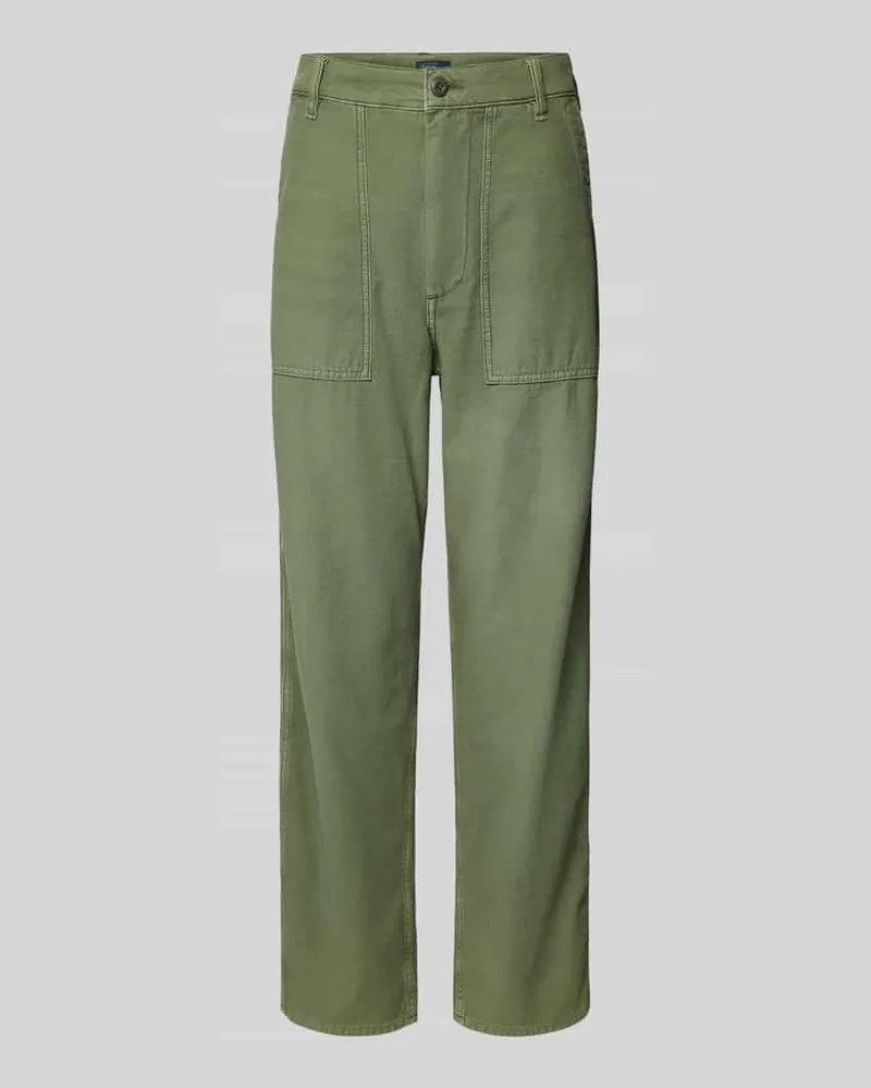 Ralph Lauren Hose mit seitlichen Eingrifftaschen und Gesäßtaschen Khaki