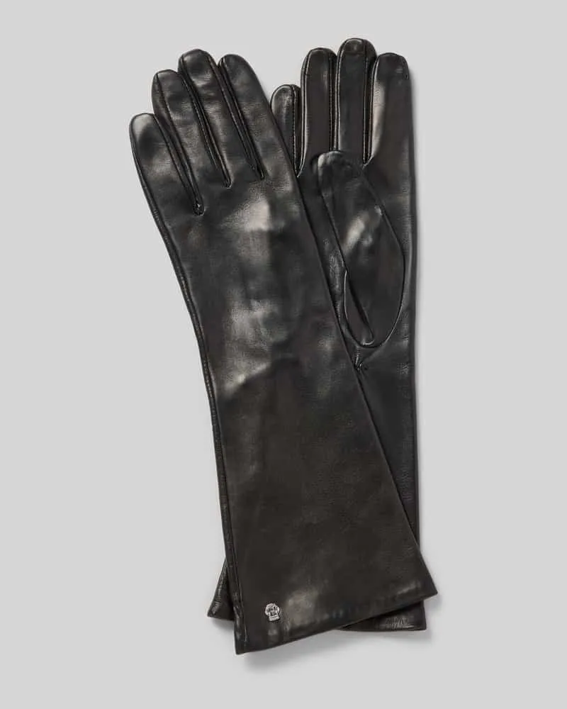 Roeckl Handschuhe aus echtem Leder Modell 'VENEDIG Black