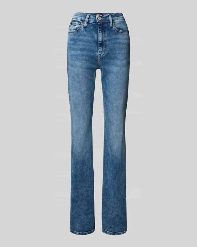 Tommy Hilfiger Flared Jeans aus Baumwoll-Mix Jeansblau