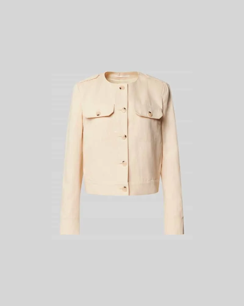 Kenzo Jacke mit Knopfleiste Ecru