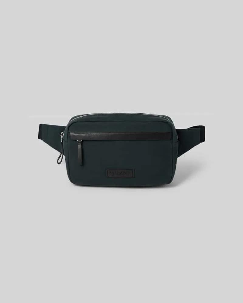 Marc O'Polo Bauchtasche mit Crossbody-Tragegurt aus reiner Baumwolle Dunkelgrau