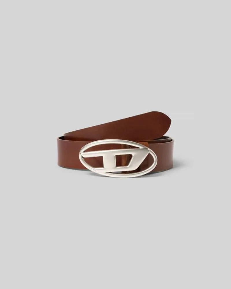 Diesel Gürtel mit Logo-Detail Beige