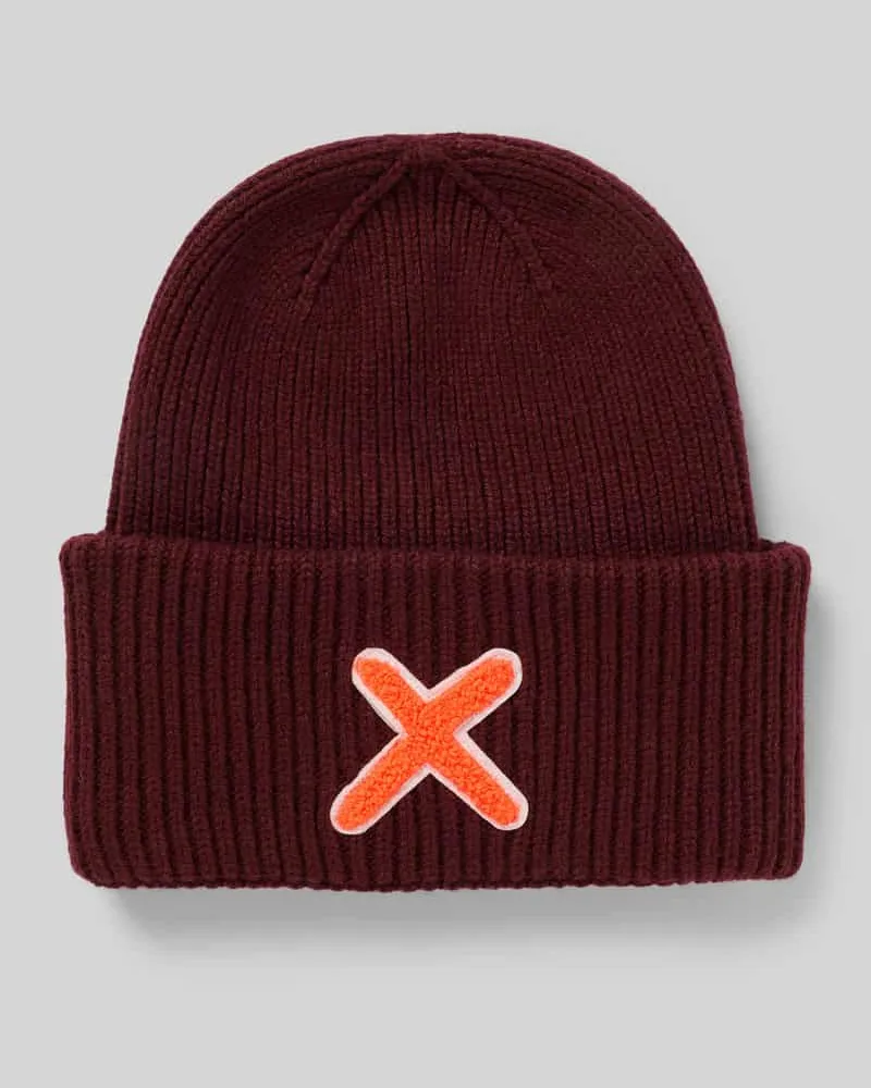 UNIO Beanie mit Kaschmir-Anteil Bordeaux