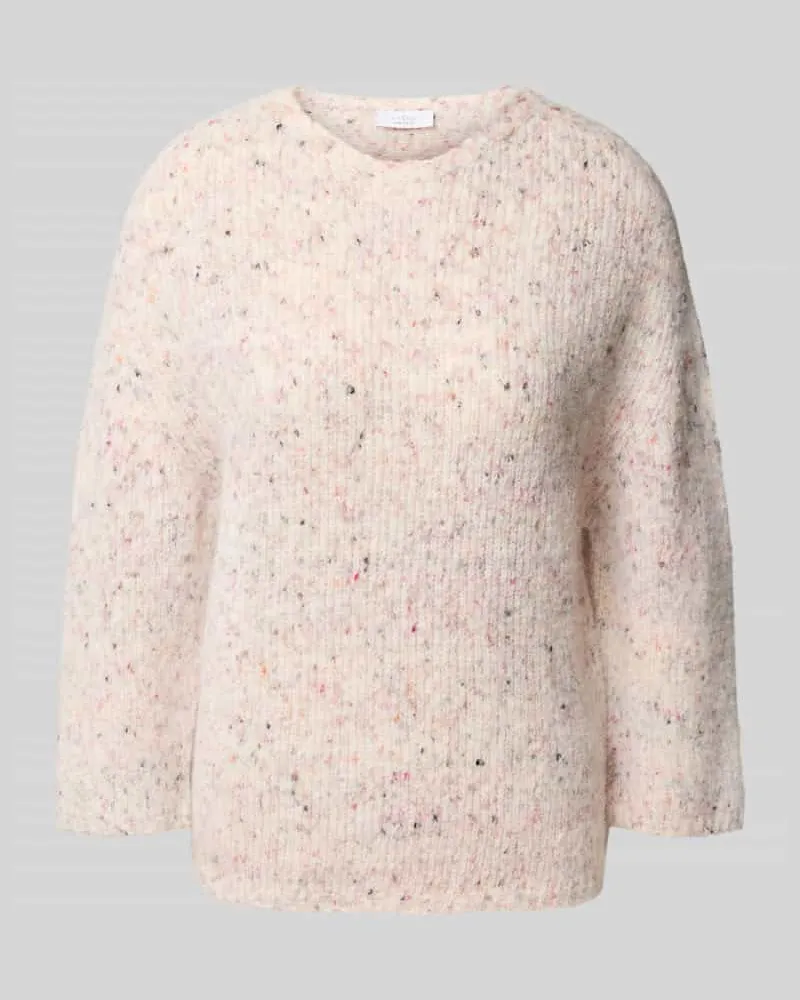 Rich&Royal Strickpullover mit Alpaka-Anteil und 3/4-Arm Offwhite