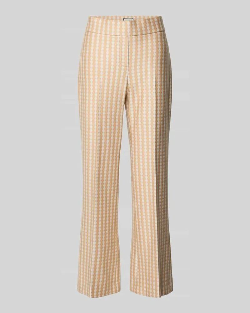 SEDUCTIVE  Stoffhose in verkürzter Passform Modell 'NANETTE Sand