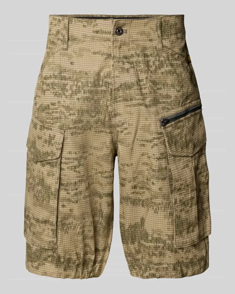 G-STAR RAW Relaxed Fit Cargoshorts mit Eingrifftaschen Modell 'Rovic Beige
