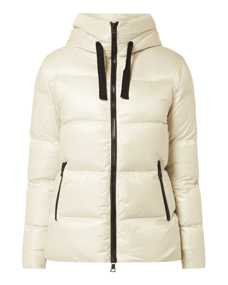 No. 1 Como Daunenjacke mit Kapuze Modell 'Linda Offwhite
