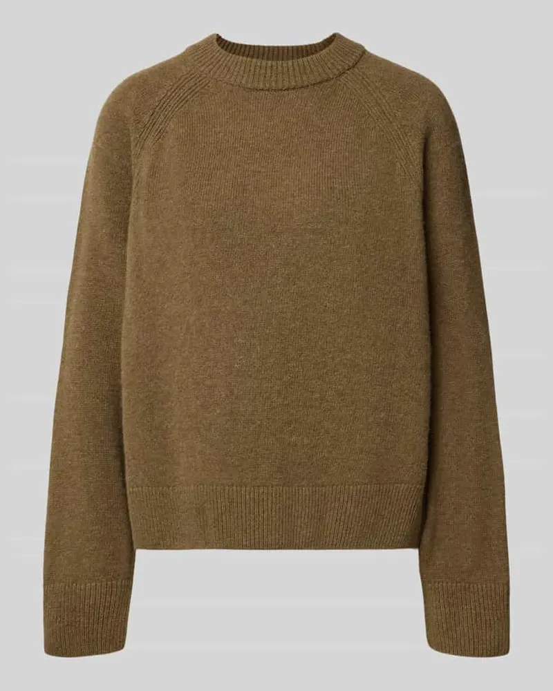 Armedangels Loose Fit Pullover aus reiner Wolle Mittelbraun