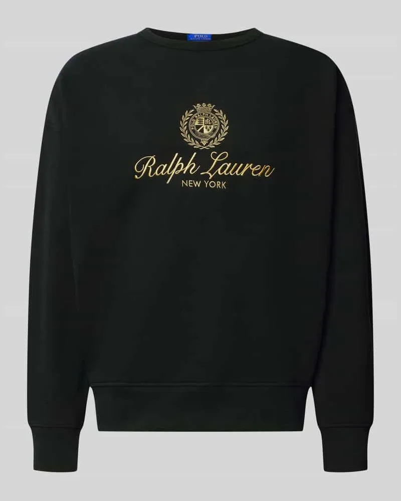 Ralph Lauren Sweatshirt mit Logo-Print Black