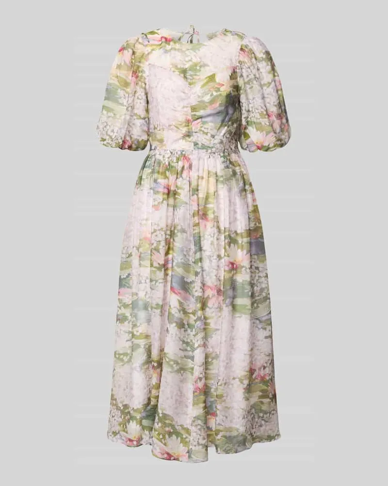 Ted Baker Midikleid mit Puffärmeln Modell 'JONORA Rosa