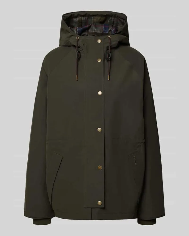 Barbour Loose Fit Funktionsjacke mit Kapuze Modell 'HESTER WATERPROOF Oliv