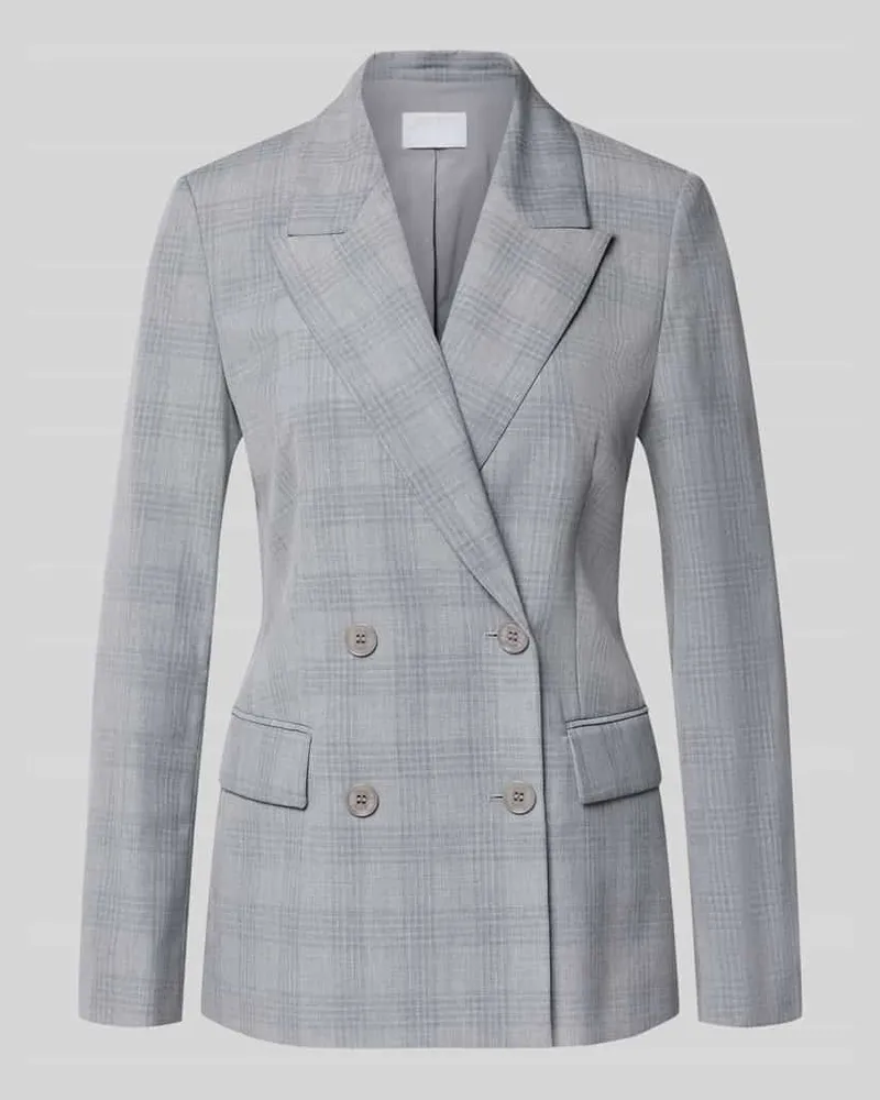 JAKE*S Regular Fit Kurzblazer mit Viskose-Anteil Flanell