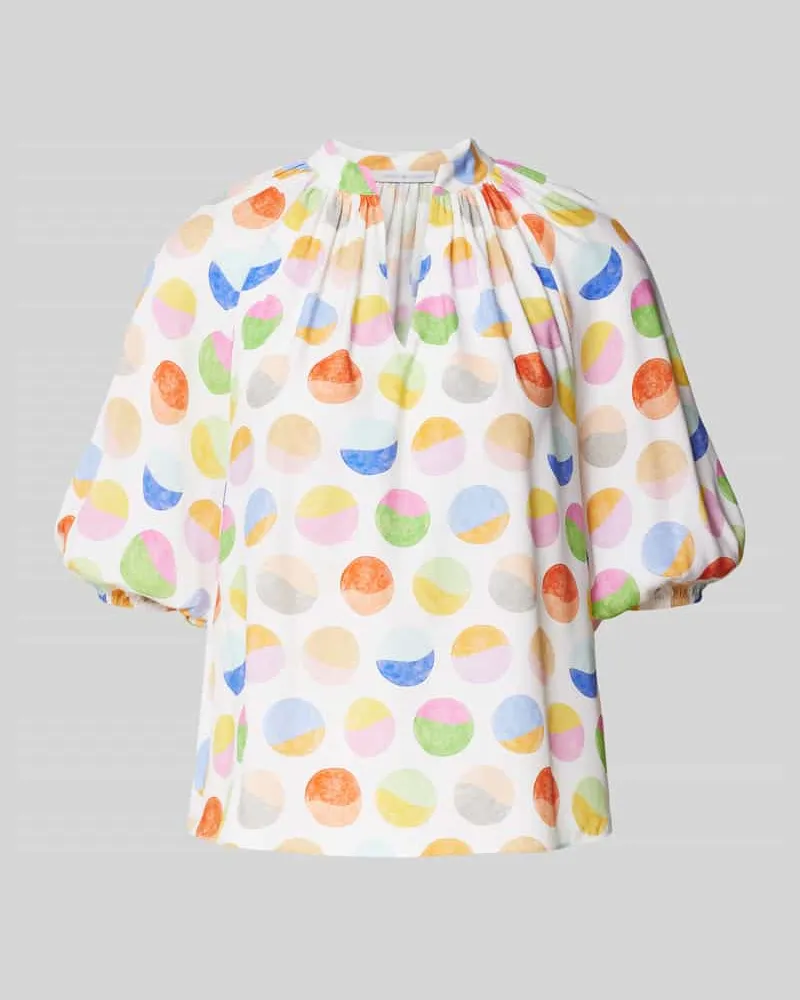Herzen's Angelegenheit Loose Fit Blusenshirt aus Seiden-Mix Offwhite