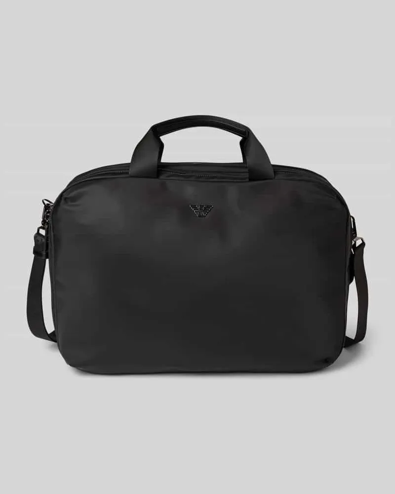 Emporio Armani Rucksack mit Label-Detail Black