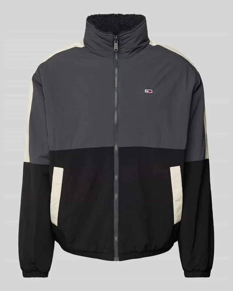 Tommy Hilfiger Jacke mit Wendefunktion und Label-Stitching Black