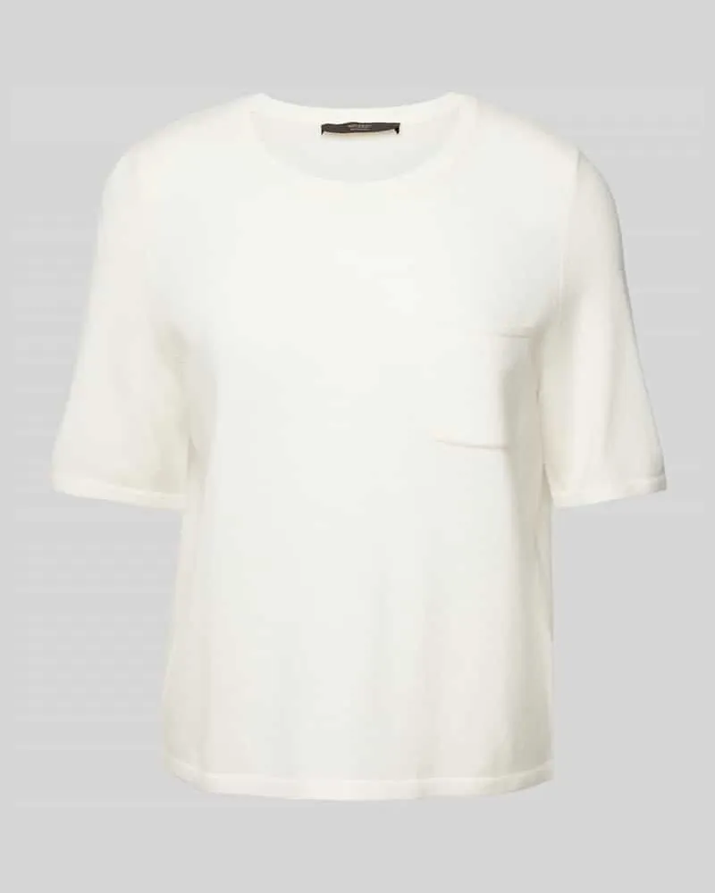 windsor. Kaschmirstrickpullover mit 1/2-Arm Offwhite