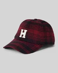 Hartford Basecap mit Logo-Stitching Rot