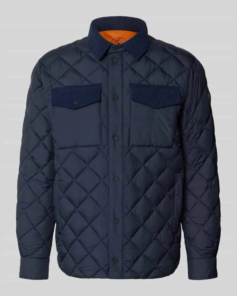 Save The Duck Regular Fit Jacke in Stepp-Optik Modell 'FIRMIN Black