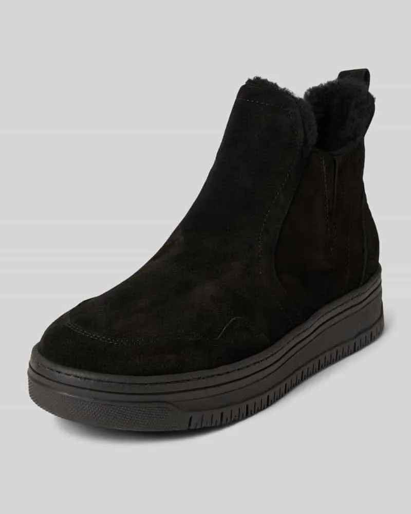 Tamaris Chelsea Boots aus reinem Leder Black