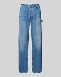 Calvin Klein Straight Leg Jeans mit Hammerschlaufe Jeansblau