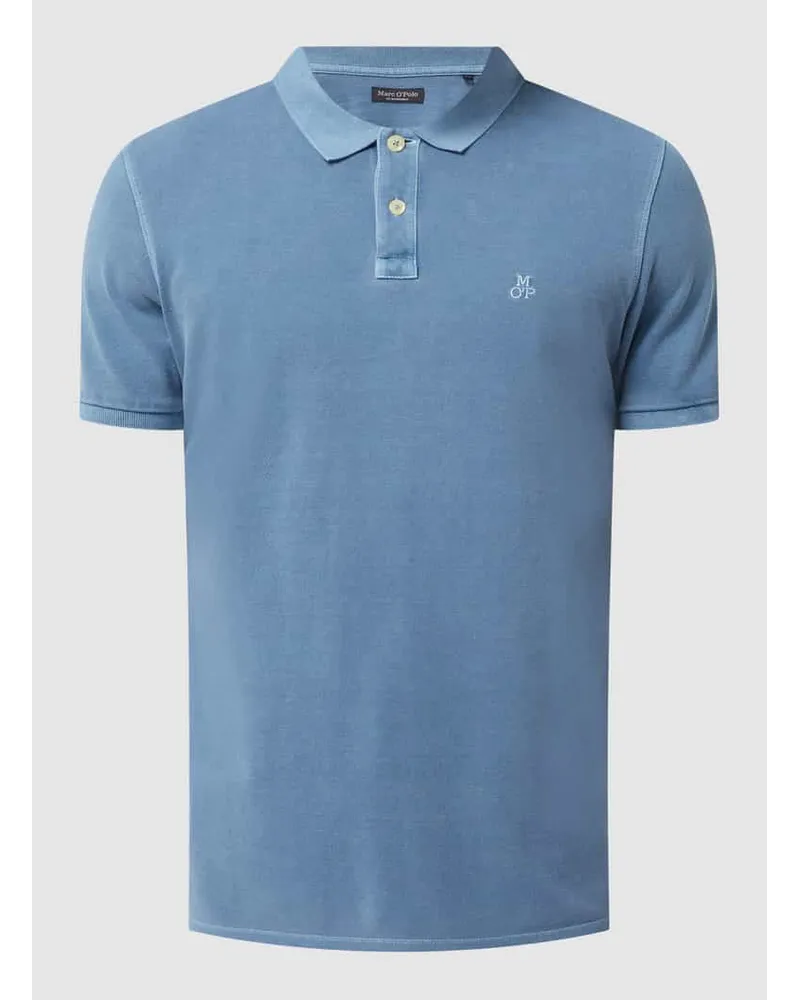 Marc O'Polo Poloshirt aus Baumwolle Dunkelblau