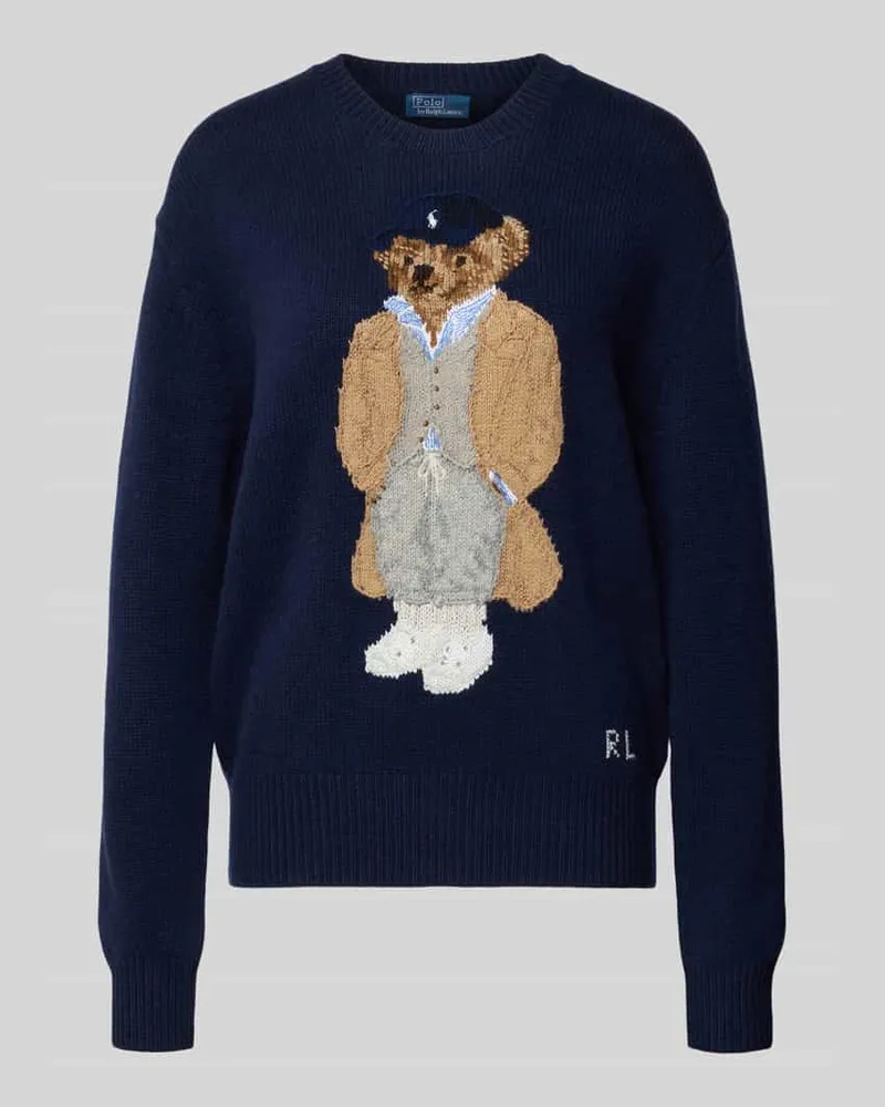 Ralph Lauren Strickpullover aus Wolle-Kaschmir-Mix Marine