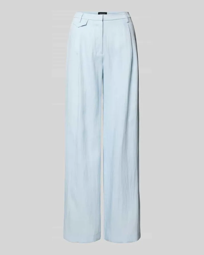 Bardot Wide Leg Hose aus Viskose-Mix Hellblau