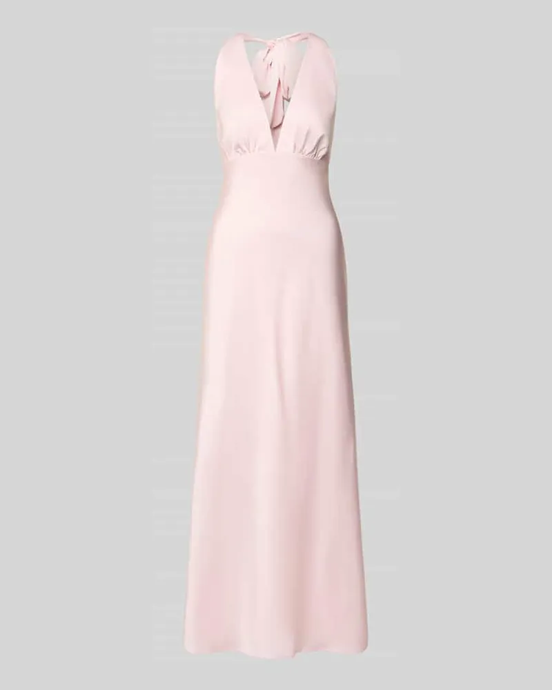 JOOP! Maxikleid mit V-Ausschnitt Modell 'Dascha Hellrosa