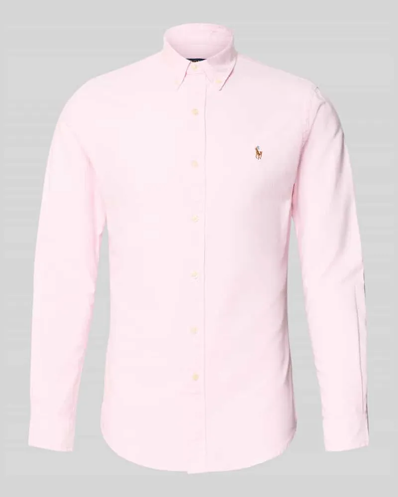 Ralph Lauren Slim Fit Freizeithemd aus reiner Baumwolle Pink